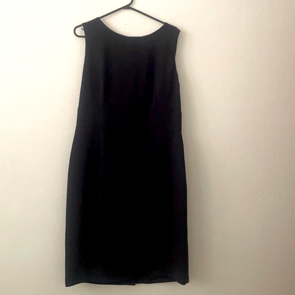 Ann Taylor Loft Black Sleeveless Dress Size 14 - Picture 1 of 7